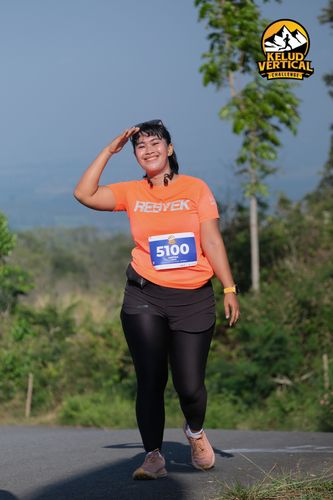 Race photo from Kelud Vertical Challenge 2024