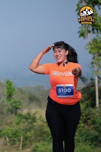 Race photo from Kelud Vertical Challenge 2024