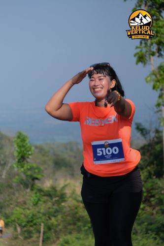 Race photo from Kelud Vertical Challenge 2024