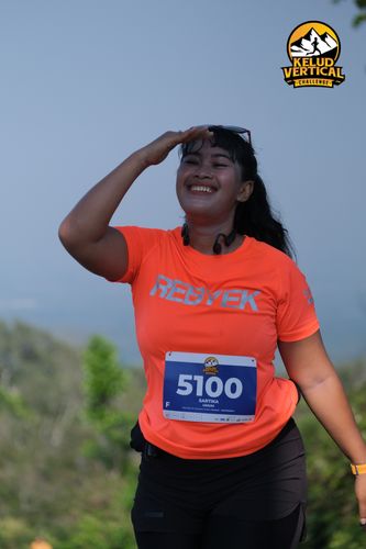 Race photo from Kelud Vertical Challenge 2024