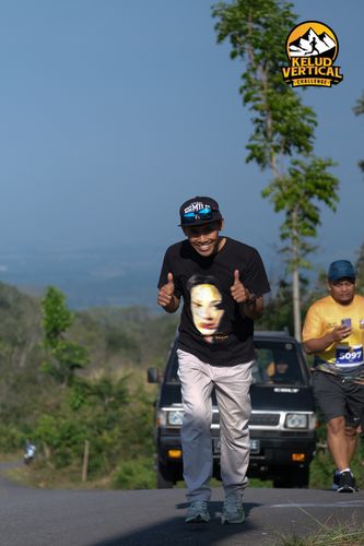 Race photo from Kelud Vertical Challenge 2024