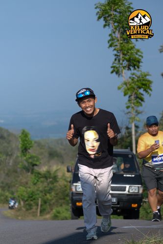 Race photo from Kelud Vertical Challenge 2024