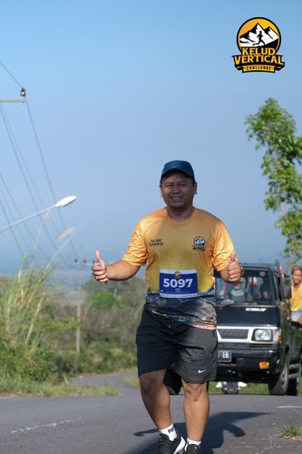 Race photo from Kelud Vertical Challenge 2024