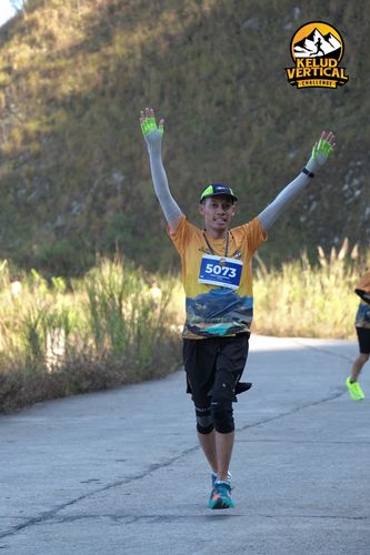 Race photo from Kelud Vertical Challenge 2024