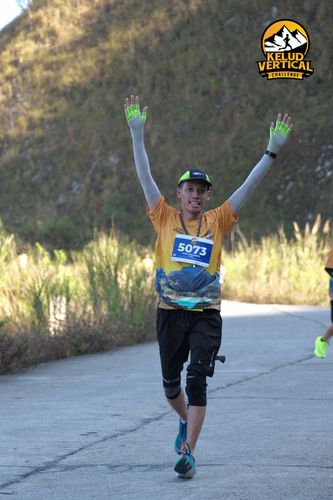 Race photo from Kelud Vertical Challenge 2024