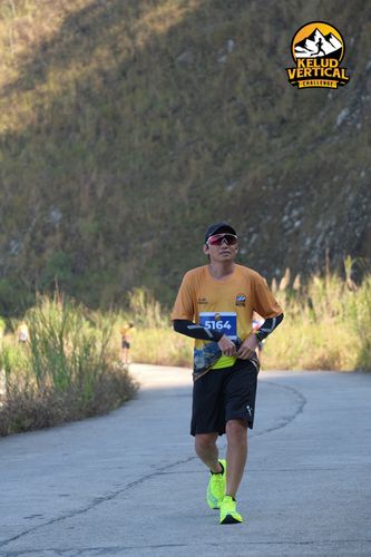 Race photo from Kelud Vertical Challenge 2024