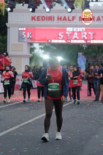 Race photo from Kediri Half Marathon 2025