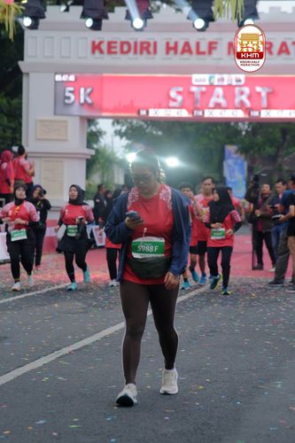 Race photo from Kediri Half Marathon 2025