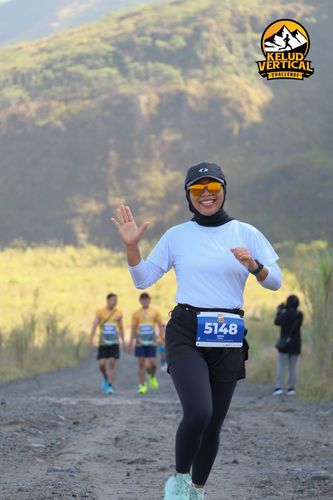 Race photo from Kelud Vertical Challenge 2024