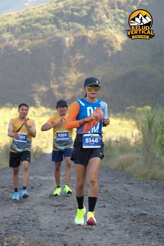 Race photo from Kelud Vertical Challenge 2024