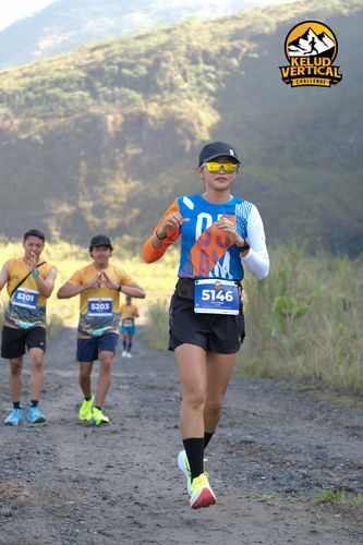 Race photo from Kelud Vertical Challenge 2024