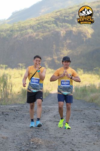 Race photo from Kelud Vertical Challenge 2024