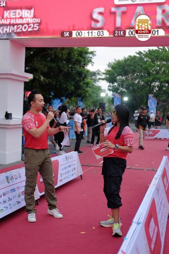 Race photo from Kediri Half Marathon 2025