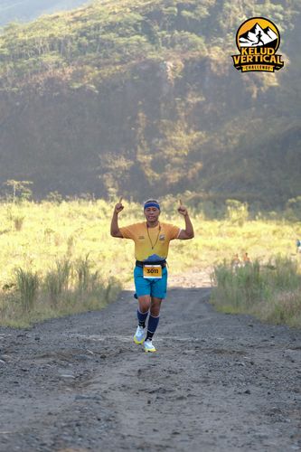 Race photo from Kelud Vertical Challenge 2024