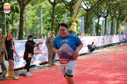Race photo from Kediri Half Marathon 2024