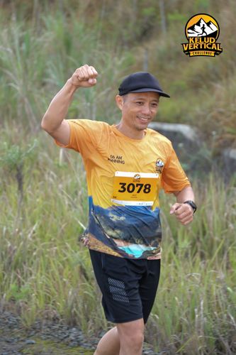 Race photo from Kelud Vertical Challenge 2024
