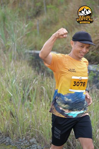 Race photo from Kelud Vertical Challenge 2024