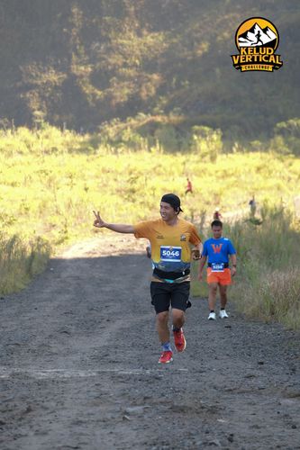 Race photo from Kelud Vertical Challenge 2024