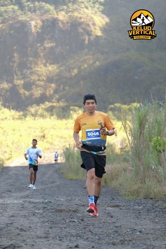 Race photo from Kelud Vertical Challenge 2024