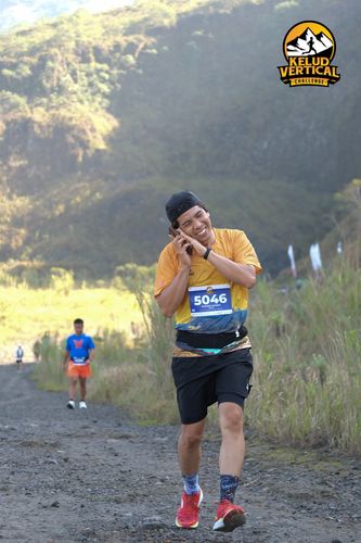 Race photo from Kelud Vertical Challenge 2024