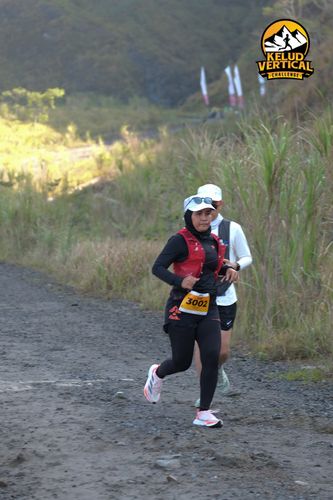 Race photo from Kelud Vertical Challenge 2024