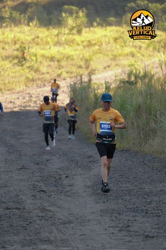 Race photo from Kelud Vertical Challenge 2024