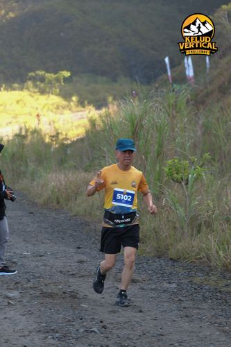 Race photo from Kelud Vertical Challenge 2024