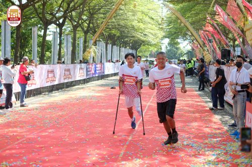 Race photo from Kediri Half Marathon 2024