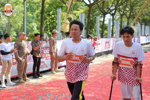 Race photo from Kediri Half Marathon 2024