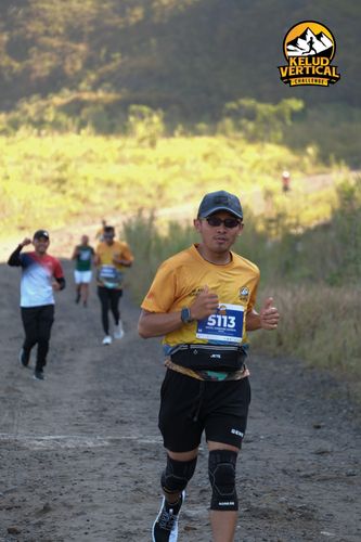 Race photo from Kelud Vertical Challenge 2024
