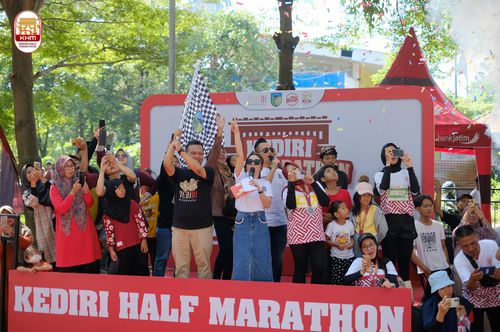 Race photo from Kediri Half Marathon 2024