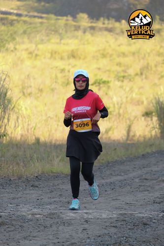Race photo from Kelud Vertical Challenge 2024