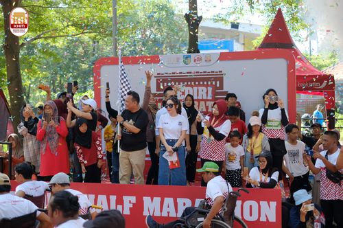 Race photo from Kediri Half Marathon 2024