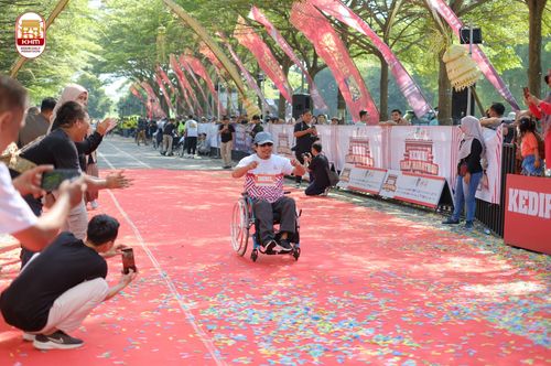 Race photo from Kediri Half Marathon 2024
