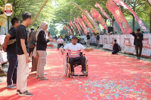 Race photo from Kediri Half Marathon 2024