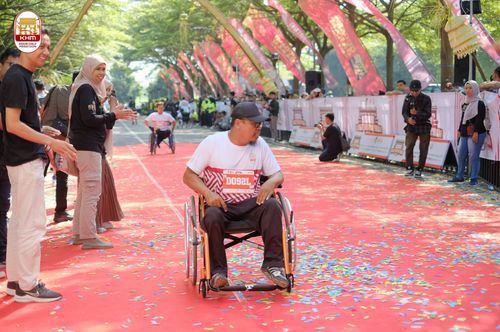 Race photo from Kediri Half Marathon 2024