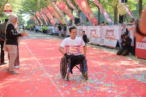 Race photo from Kediri Half Marathon 2024