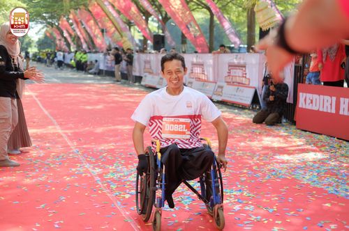 Race photo from Kediri Half Marathon 2024