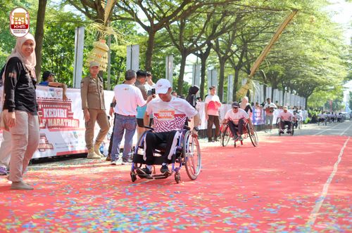 Race photo from Kediri Half Marathon 2024