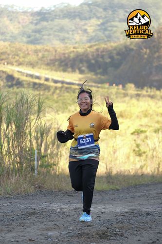 Race photo from Kelud Vertical Challenge 2024