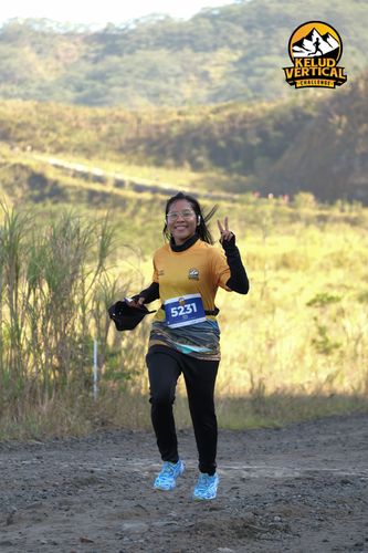 Race photo from Kelud Vertical Challenge 2024