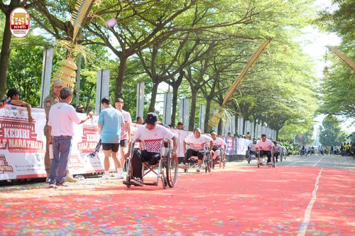 Race photo from Kediri Half Marathon 2024