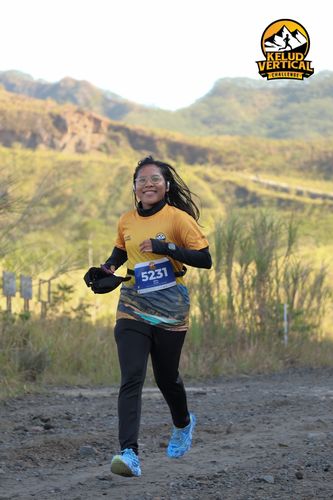 Race photo from Kelud Vertical Challenge 2024
