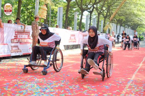 Race photo from Kediri Half Marathon 2024