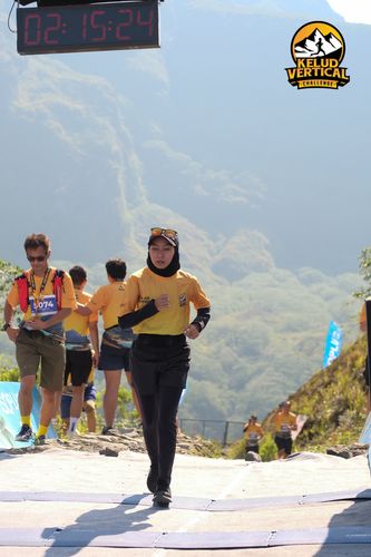 Race photo from Kelud Vertical Challenge 2024
