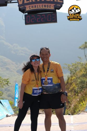 Race photo from Kelud Vertical Challenge 2024