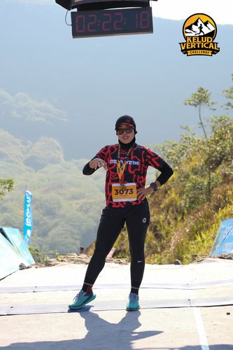 Race photo from Kelud Vertical Challenge 2024