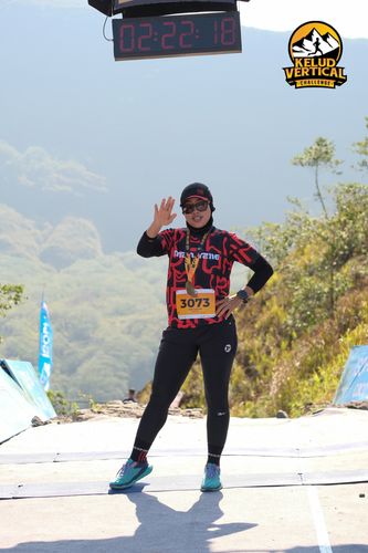 Race photo from Kelud Vertical Challenge 2024