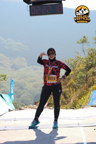 Race photo from Kelud Vertical Challenge 2024