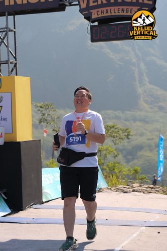 Race photo from Kelud Vertical Challenge 2024